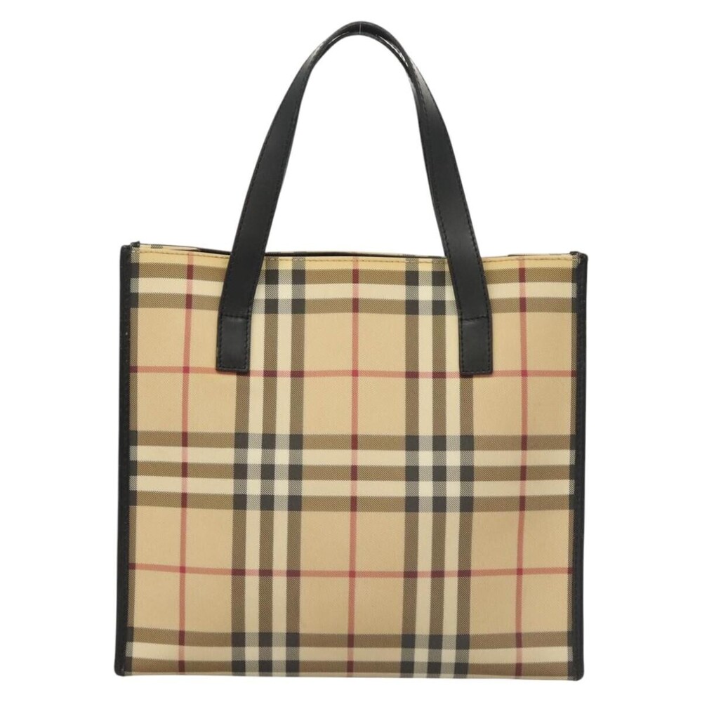 Burberry Nova Check Tote canvas check pattern Small